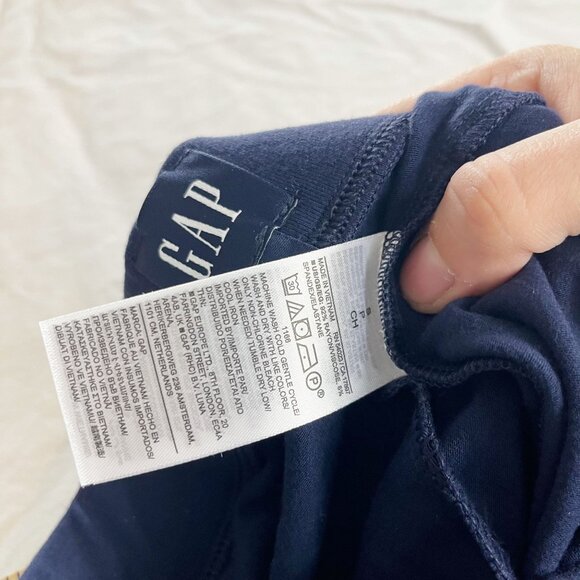 NEW Gap Jersey Knit Pull On Leggings Lot of 2 Navy Blue & Black - Size small - Picture 7 of 14